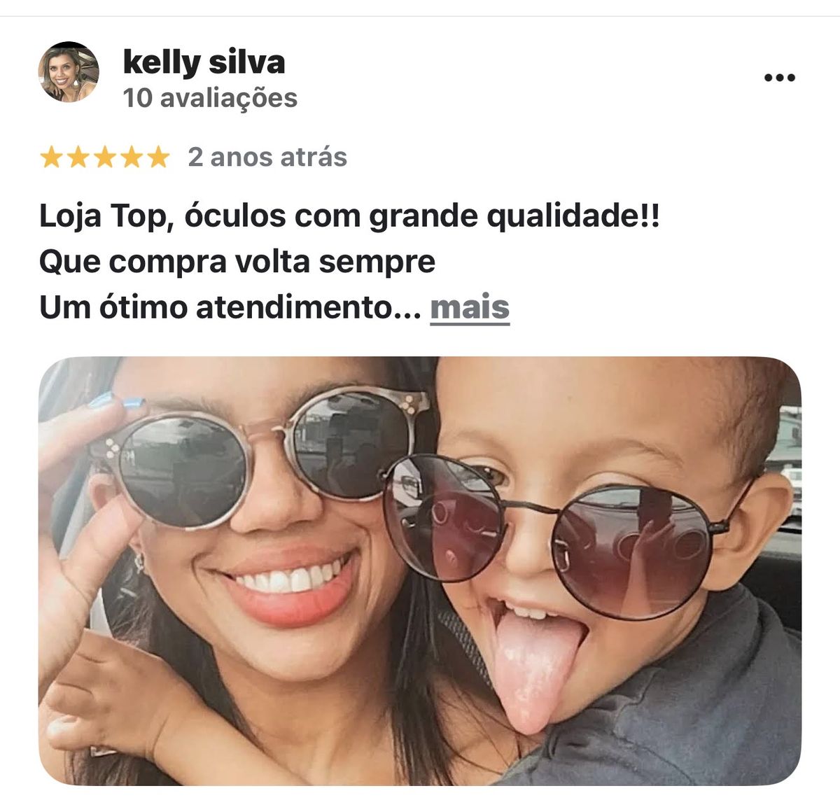 Cliente da Rei dos Óculos